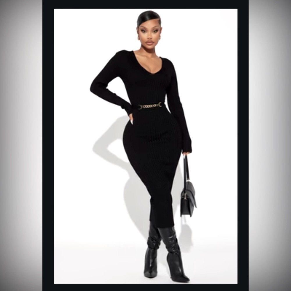 Fashion Nova Dress w/ Waist belt